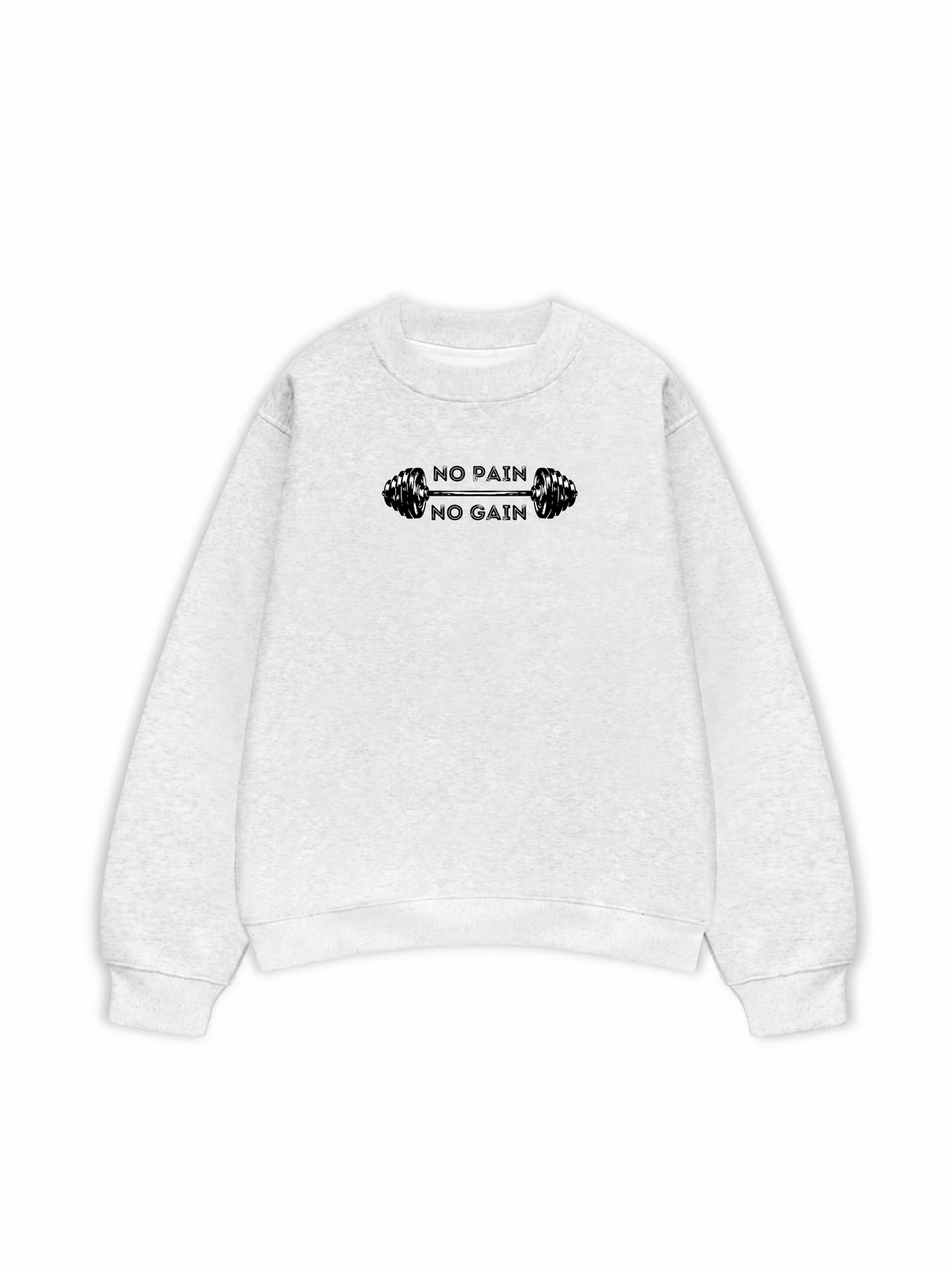 Áo Sweater Nỉ Hai Da No Pain No Gain