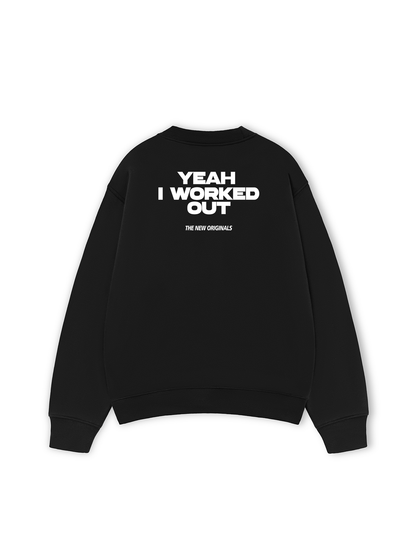 Áo Sweater Nỉ Hai Da Yeah I Worked Out