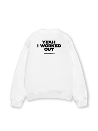 Áo Sweater Nỉ Hai Da Yeah I Worked Out