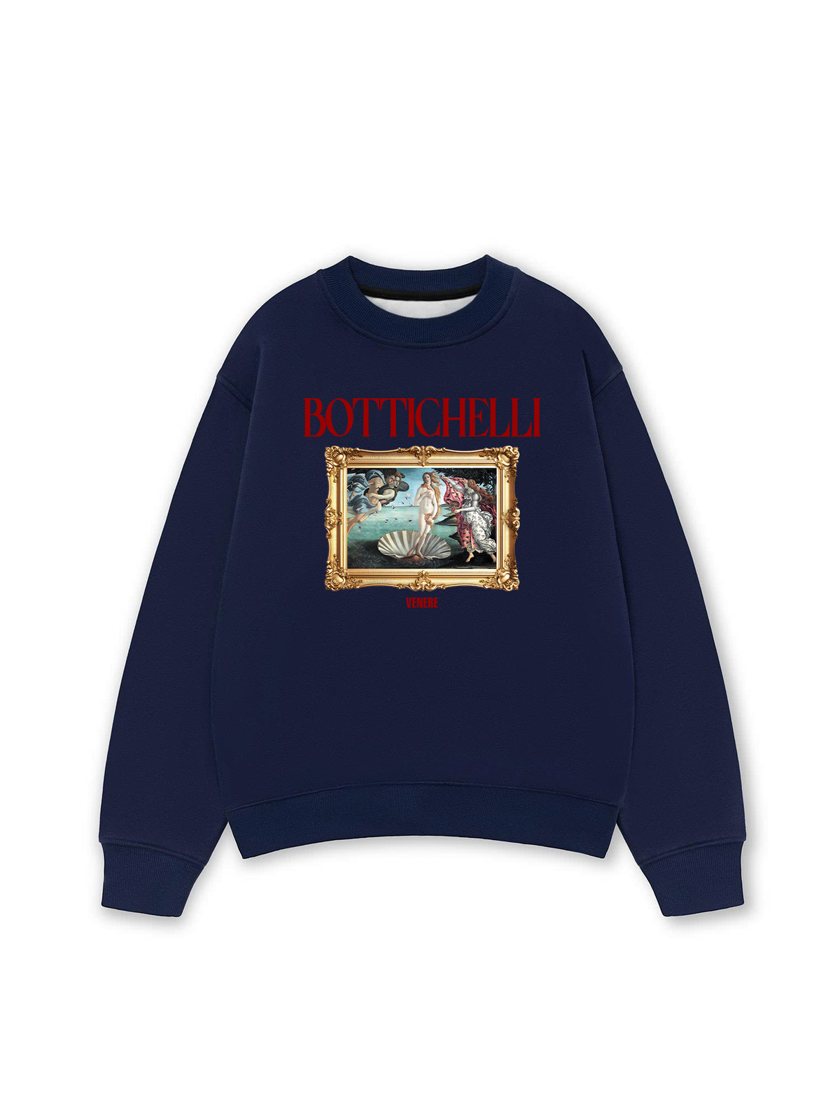 Áo Sweater Nỉ Hai Da Bottichelli Venere