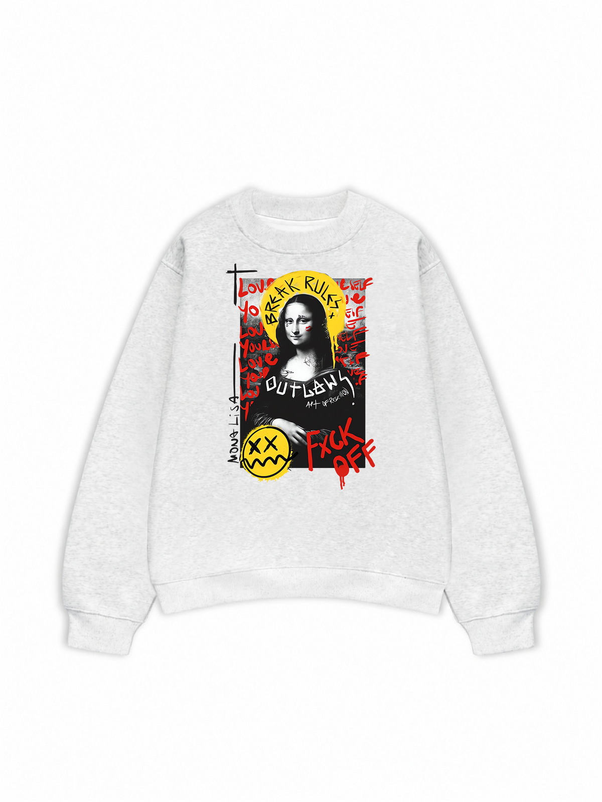 Áo Sweater Nỉ Hai Da Break Rules