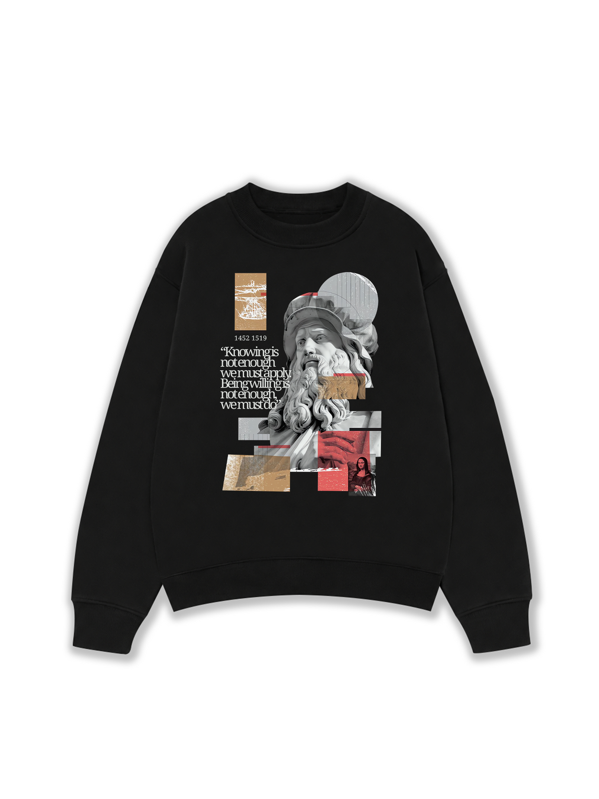 Áo Sweater Nỉ Hai Da Da Vinci