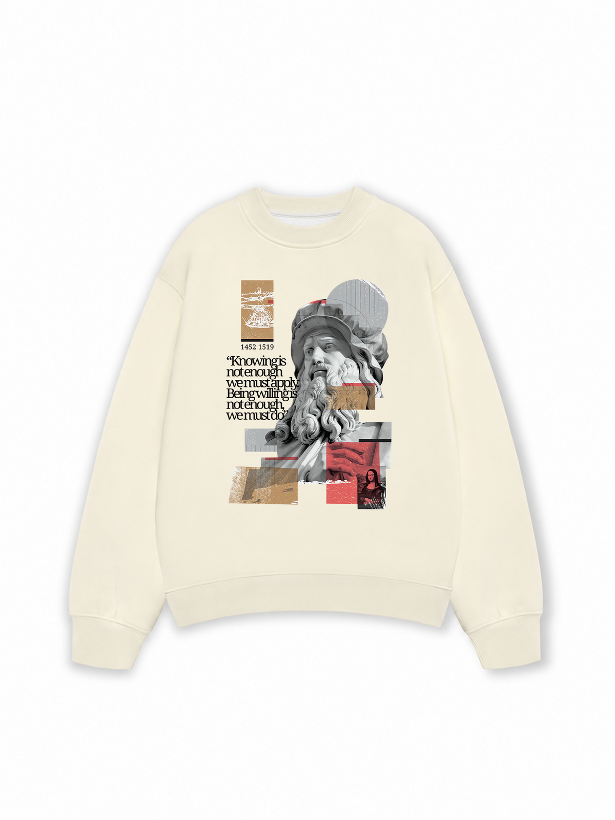 Áo Sweater Nỉ Hai Da Da Vinci