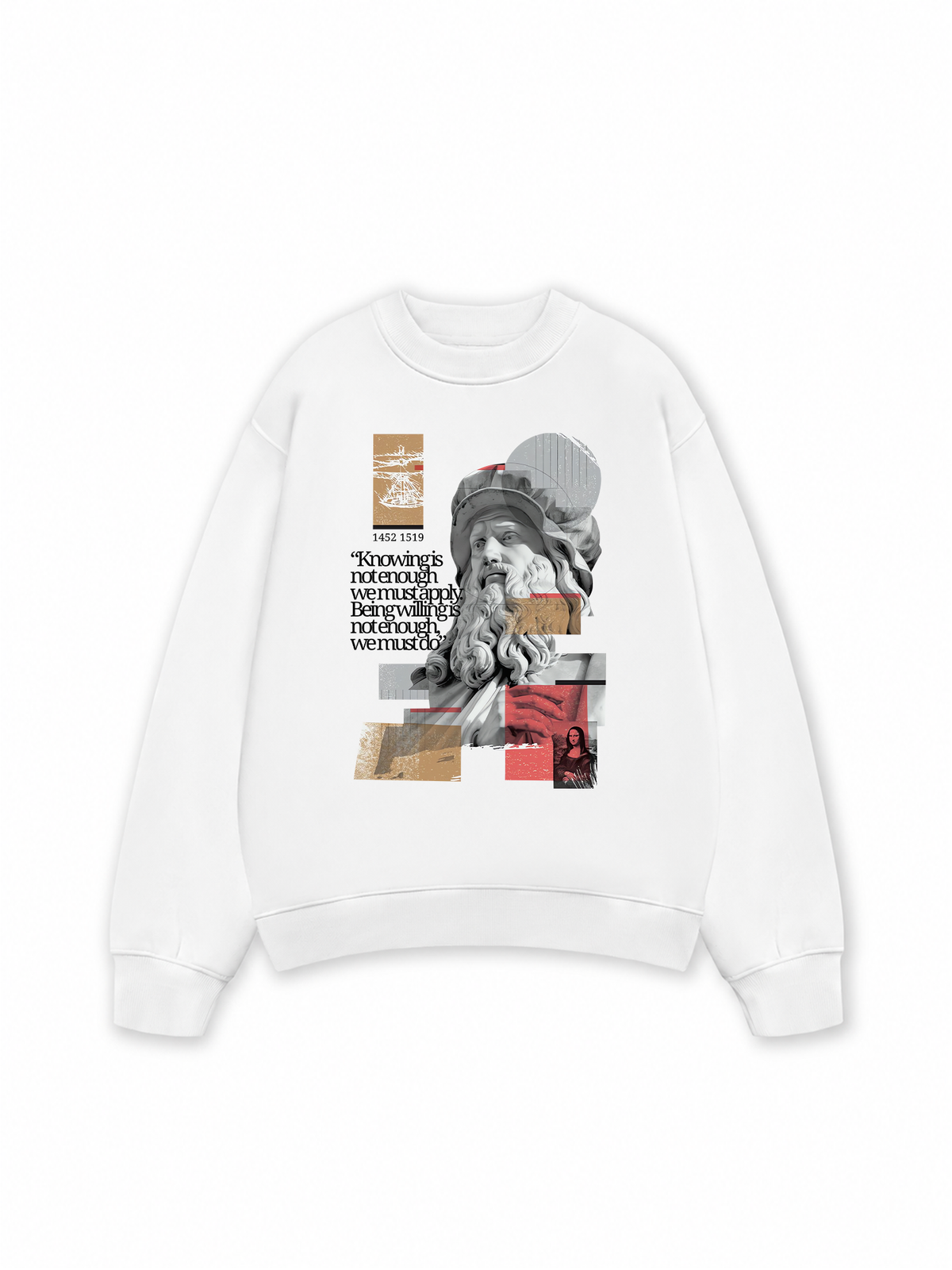 Áo Sweater Nỉ Hai Da Da Vinci