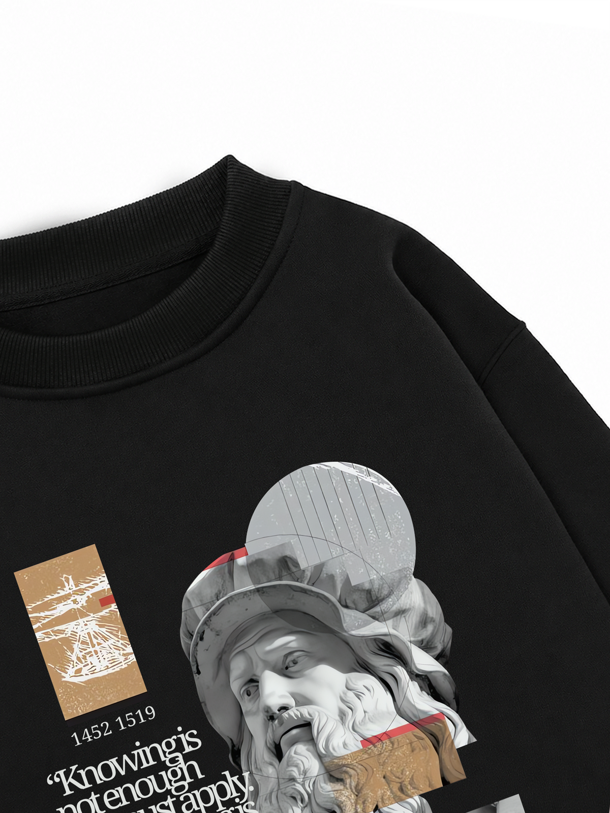 Áo Sweater Nỉ Hai Da Da Vinci