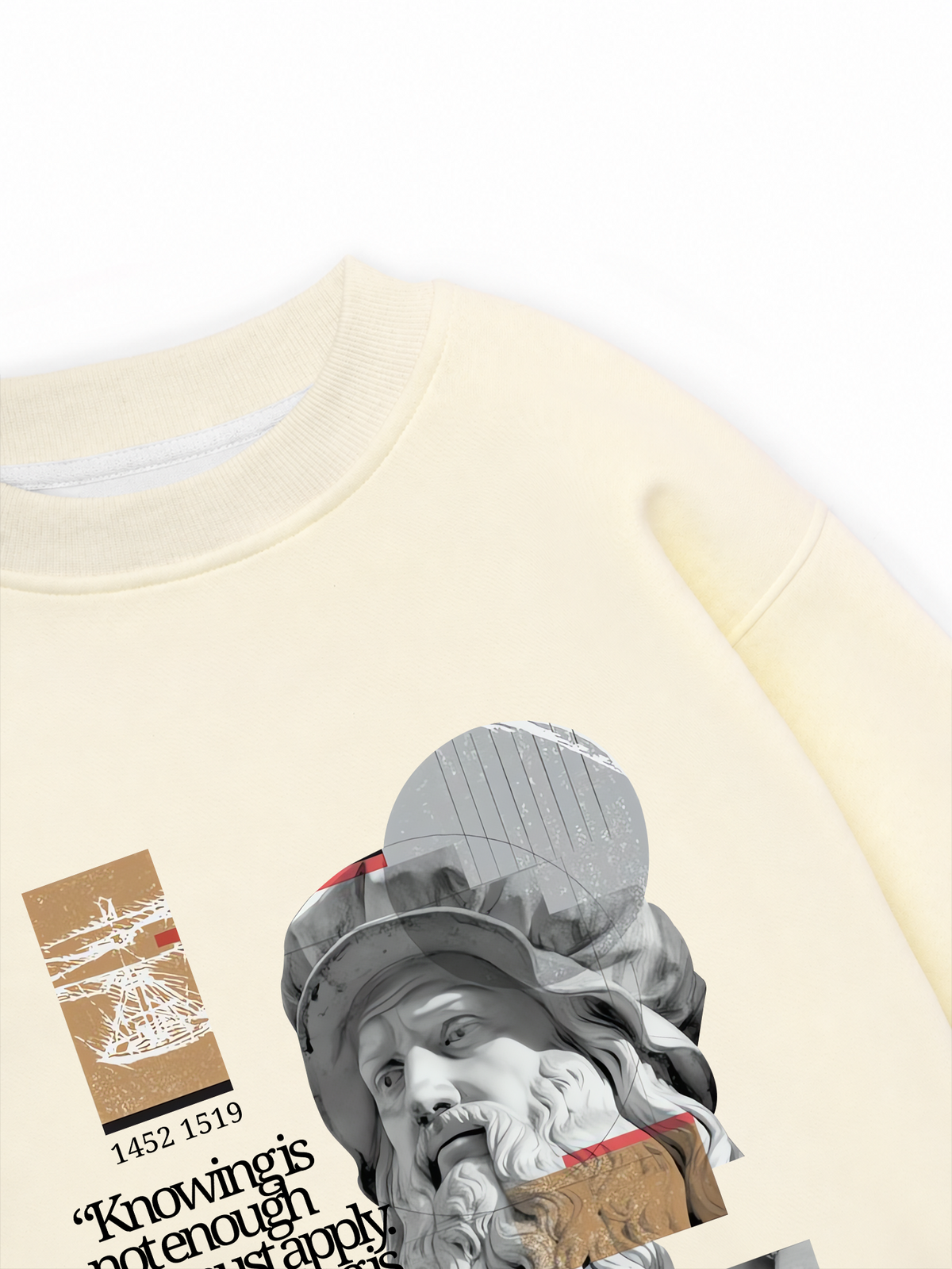 Áo Sweater Nỉ Hai Da Da Vinci