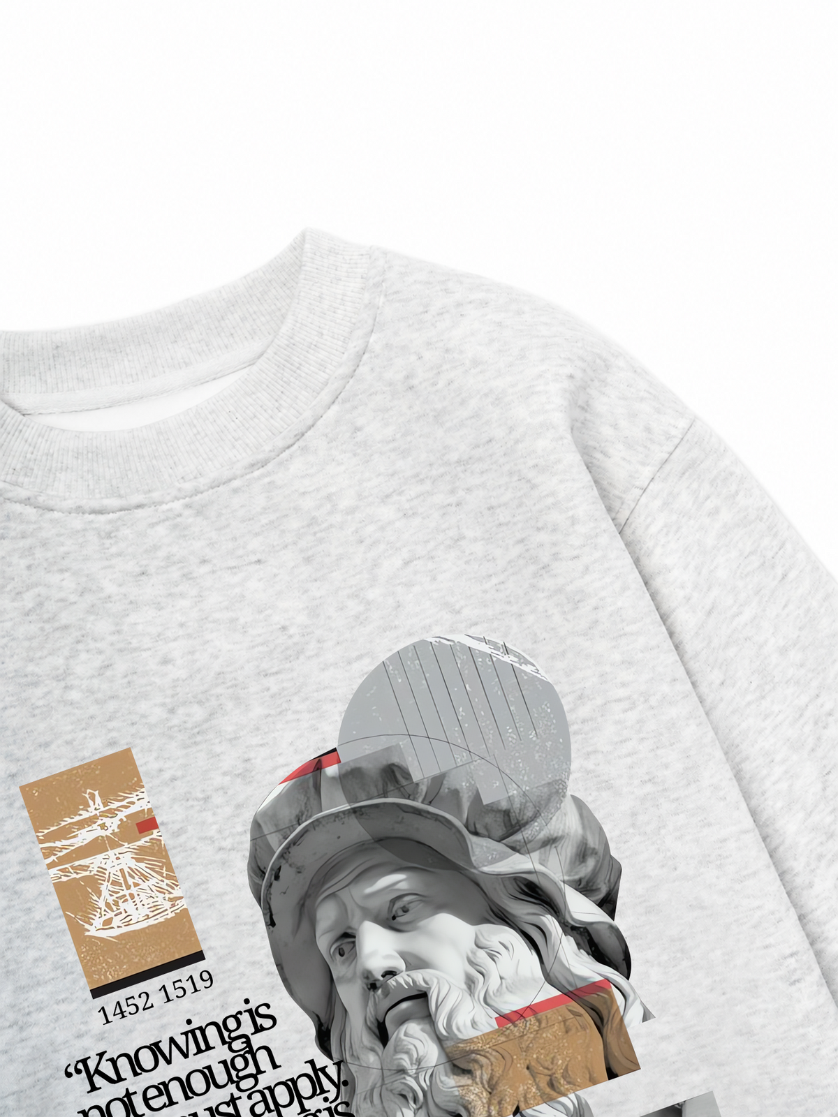 Áo Sweater Nỉ Hai Da Da Vinci