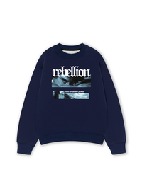 Áo Sweater Nỉ Hai Da Rebellion