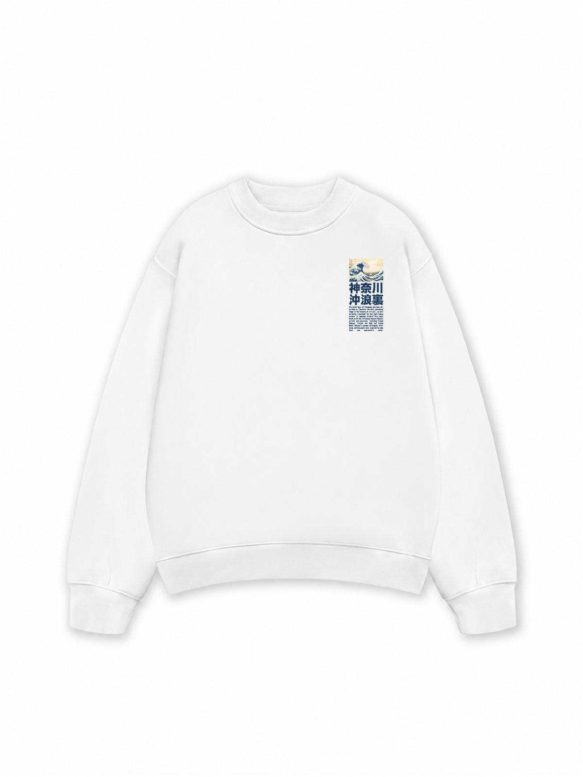 Áo Sweater Nỉ Hai Da Under the Wave off Kanagawa