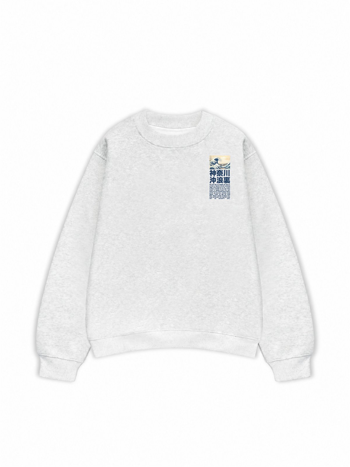 Áo Sweater Nỉ Hai Da Under the Wave off Kanagawa