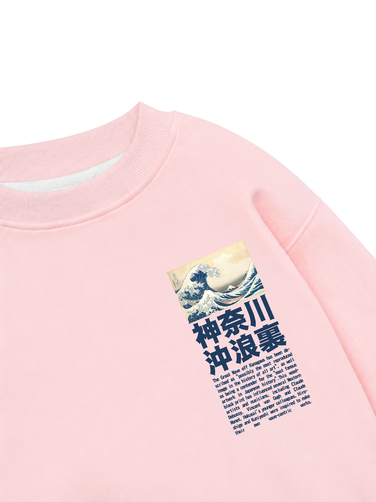 Áo Sweater Nỉ Hai Da Under the Wave off Kanagawa