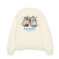 Áo Sweater Nỉ Hai Da Angry Luv Cat Couple