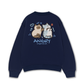Áo Sweater Nỉ Hai Da Angry Luv Cat Couple