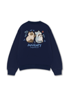 Áo Sweater Nỉ Hai Da Angry Luv Cat Couple
