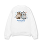 Áo Sweater Nỉ Hai Da Angry Luv Cat Couple