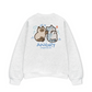 Áo Sweater Nỉ Hai Da Angry Luv Cat Couple