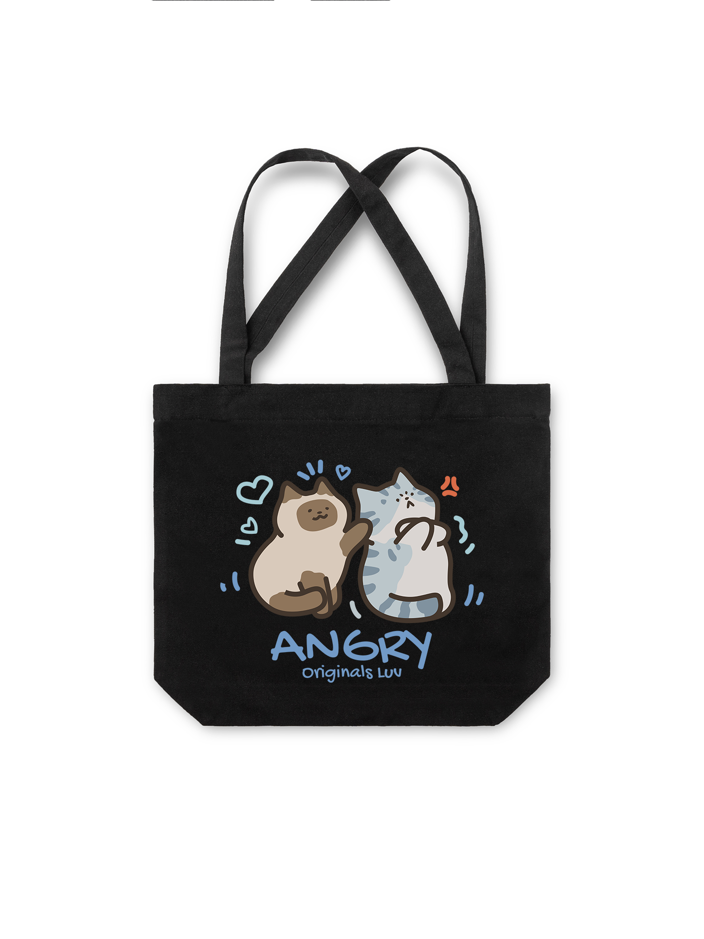 Túi Tote Angry Luv Cat Couple