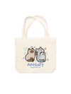Túi Tote Angry Luv Cat Couple