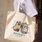 Túi Tote Angry Luv Cat Couple