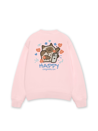 Áo Sweater Nỉ Hai Da Happy Luv Cat Couple