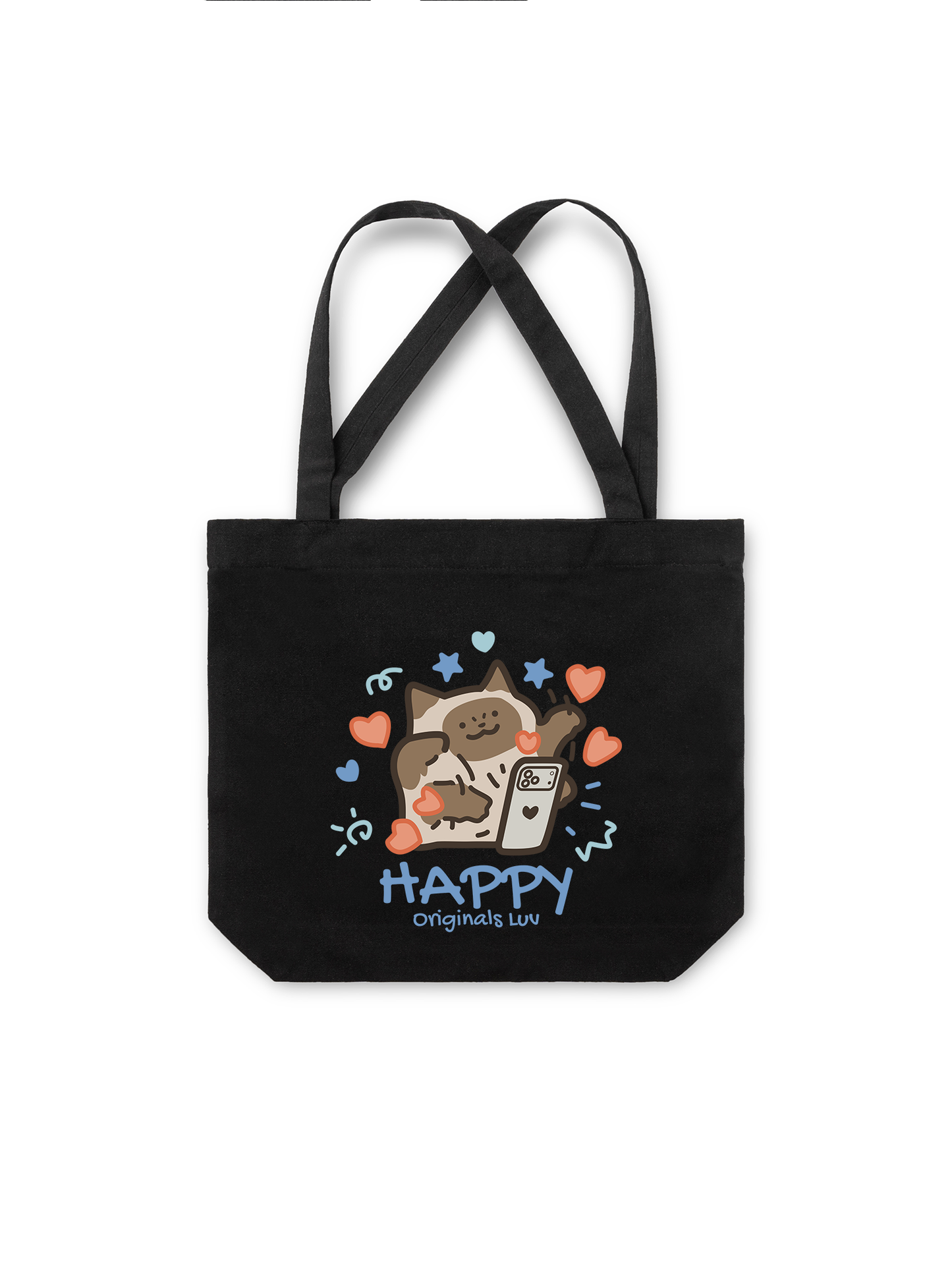 Túi Tote Happy Luv Cat Couple
