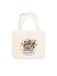 Túi Tote Happy Luv Cat Couple