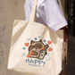 Túi Tote Happy Luv Cat Couple