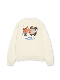 Áo Sweater Nỉ Hai Da Love You Cat Couple