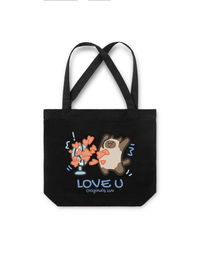 Túi Tote Love You Cat Couple
