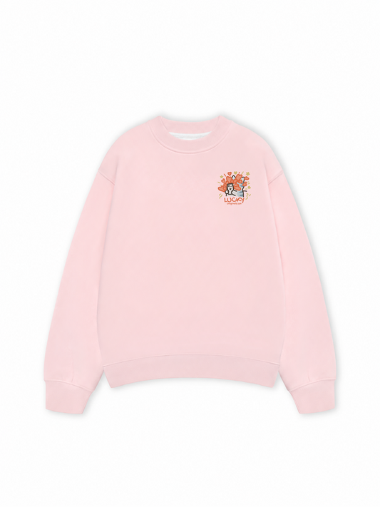 Áo Sweater Nỉ Hai Da Lucky Luv Cat Couple