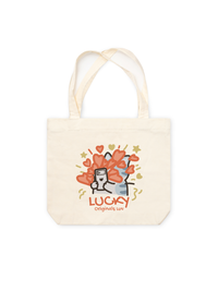 Túi Tote Lucky Luv Cat Couple
