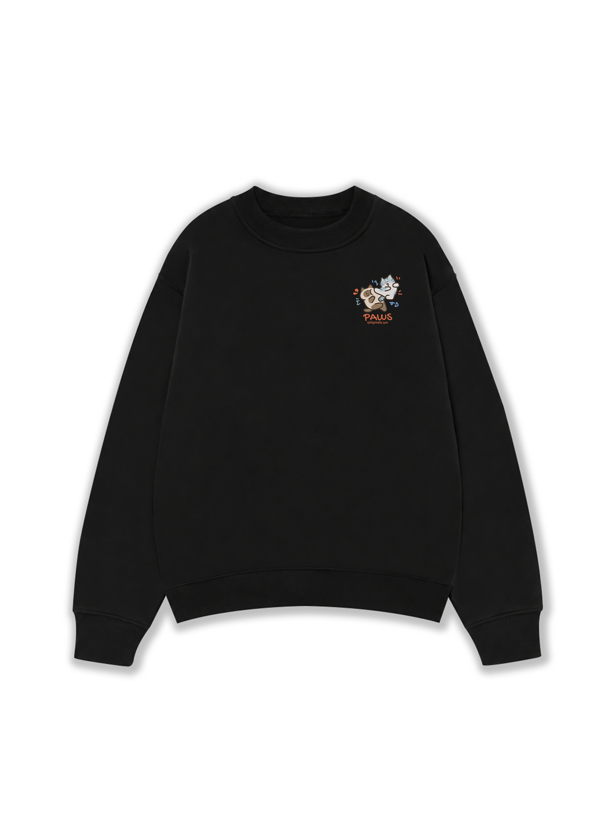 Áo Sweater Nỉ Hai Da Paws Luv Cat Couple