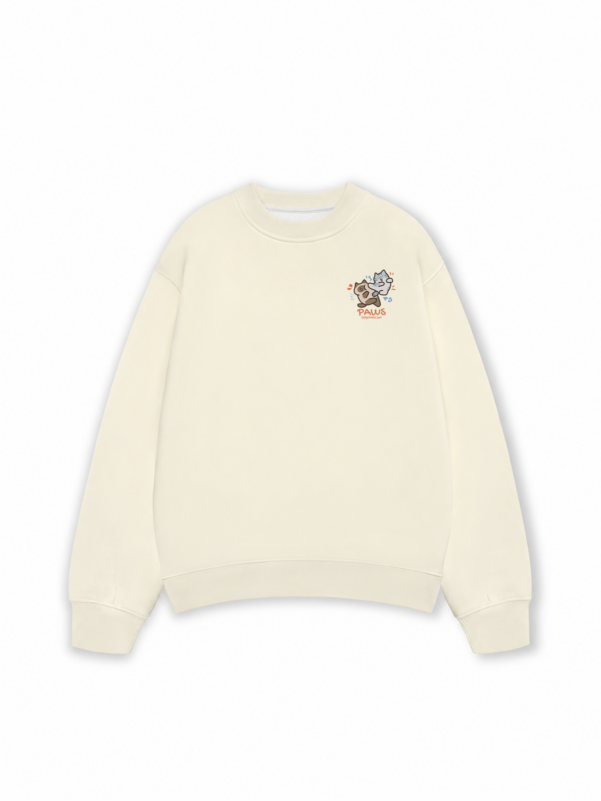 Áo Sweater Nỉ Hai Da Paws Luv Cat Couple