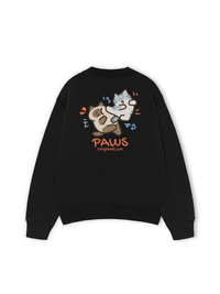 Áo Sweater Nỉ Hai Da Paws Luv Cat Couple