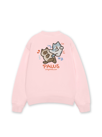 Áo Sweater Nỉ Hai Da Paws Luv Cat Couple