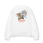 Áo Sweater Nỉ Hai Da Paws Luv Cat Couple