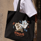 Túi Tote Paws Luv Cat Couple