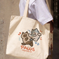 Túi Tote Paws Luv Cat Couple