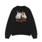 Áo Sweater Nỉ Hai Da So Cute Cat Couple