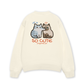 Áo Sweater Nỉ Hai Da So Cute Cat Couple