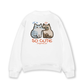 Áo Sweater Nỉ Hai Da So Cute Cat Couple