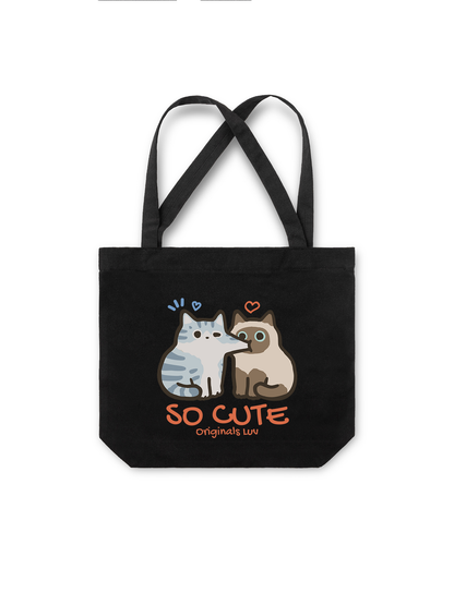 Túi Tote So Cute Cat Couple