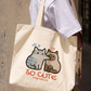 Túi Tote So Cute Cat Couple