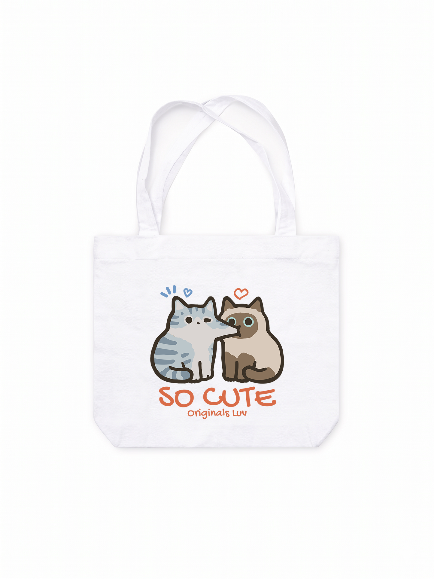 Túi Tote So Cute Cat Couple
