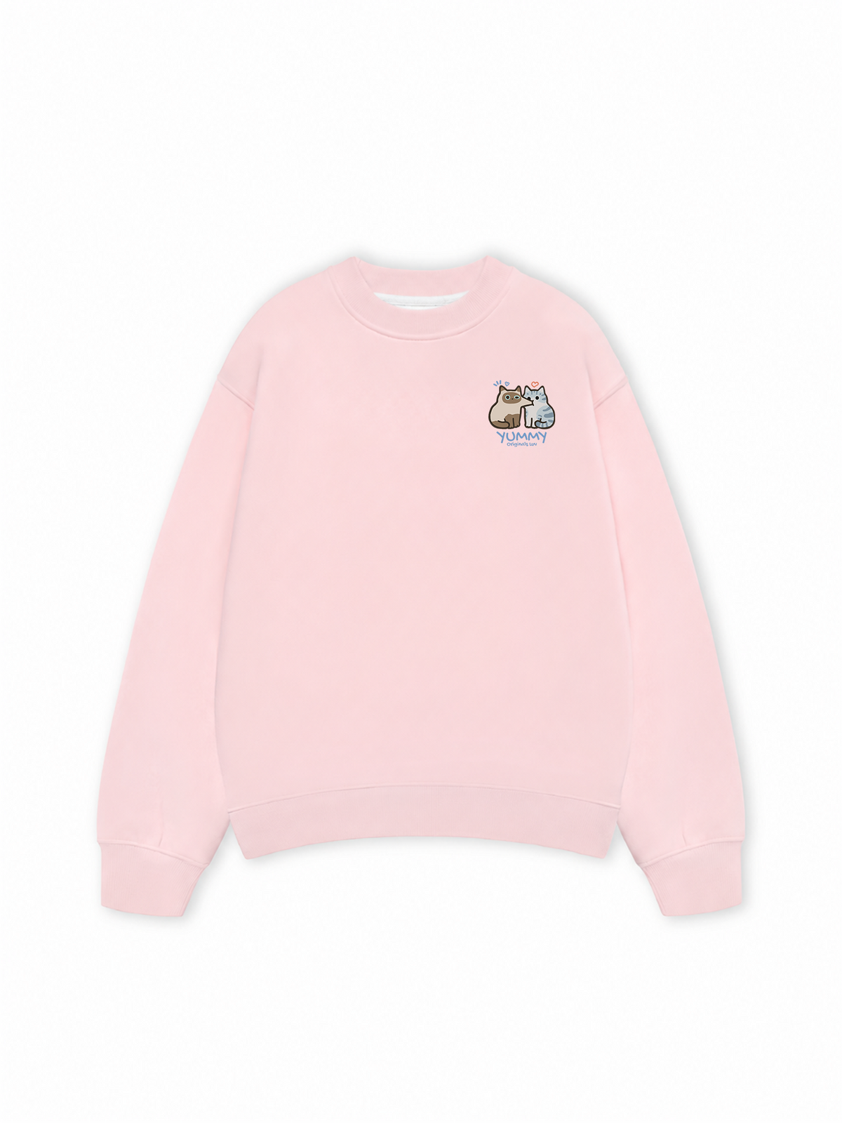 Áo Sweater Nỉ Hai Da Yummy Luv Cat Couple