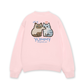 Áo Sweater Nỉ Hai Da Yummy Luv Cat Couple