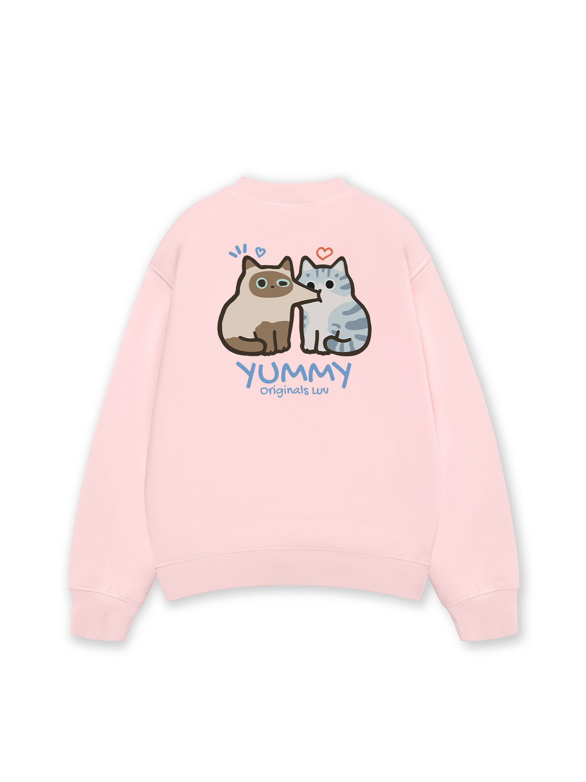 Áo Sweater Nỉ Hai Da Yummy Luv Cat Couple