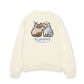 Áo Sweater Nỉ Hai Da Yummy Luv Cat Couple