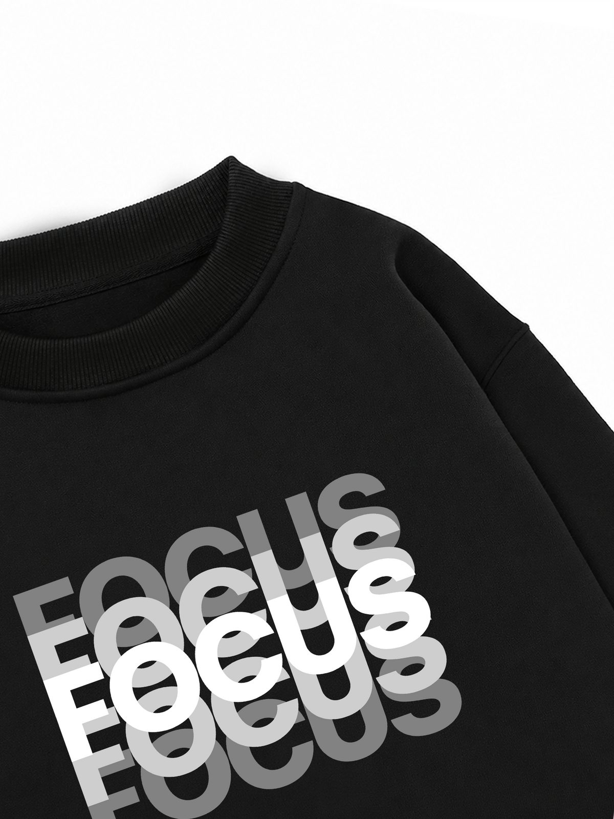 Áo Sweater Nỉ Hai Da Focus