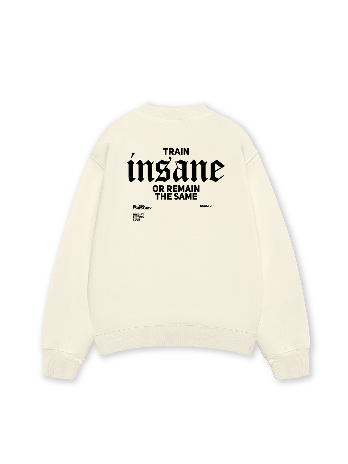 Áo Sweater Nỉ Hai Da Train Insane